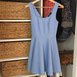 Lulu’s powder blue dress